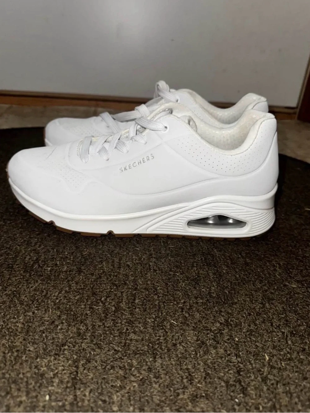 Skechers Women’s White Air-Return Platform Sneakers